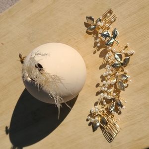 Bhld. Double leaf hair comb